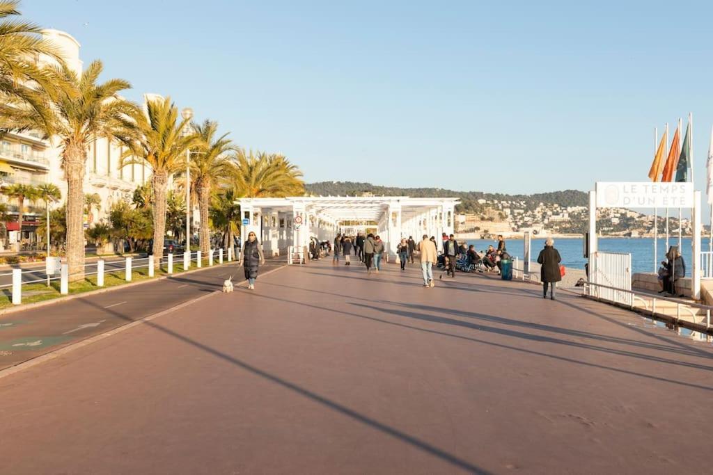 Apartmán Promenade, 2Pieces Chic Et Clim Avec Terrasse Nice Exteriér fotografie